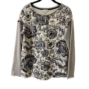 Sundance top gray and blue sz Small